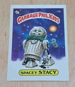 1985 Garbage Pail Kids Series 1 13b Spacey Stacy - Picture 1 of 4