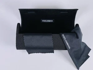 Dolce & Gabbana Black Hard Box Magnetic Sunglasses Case w/ Two cleaning clothes - Picture 1 of 14