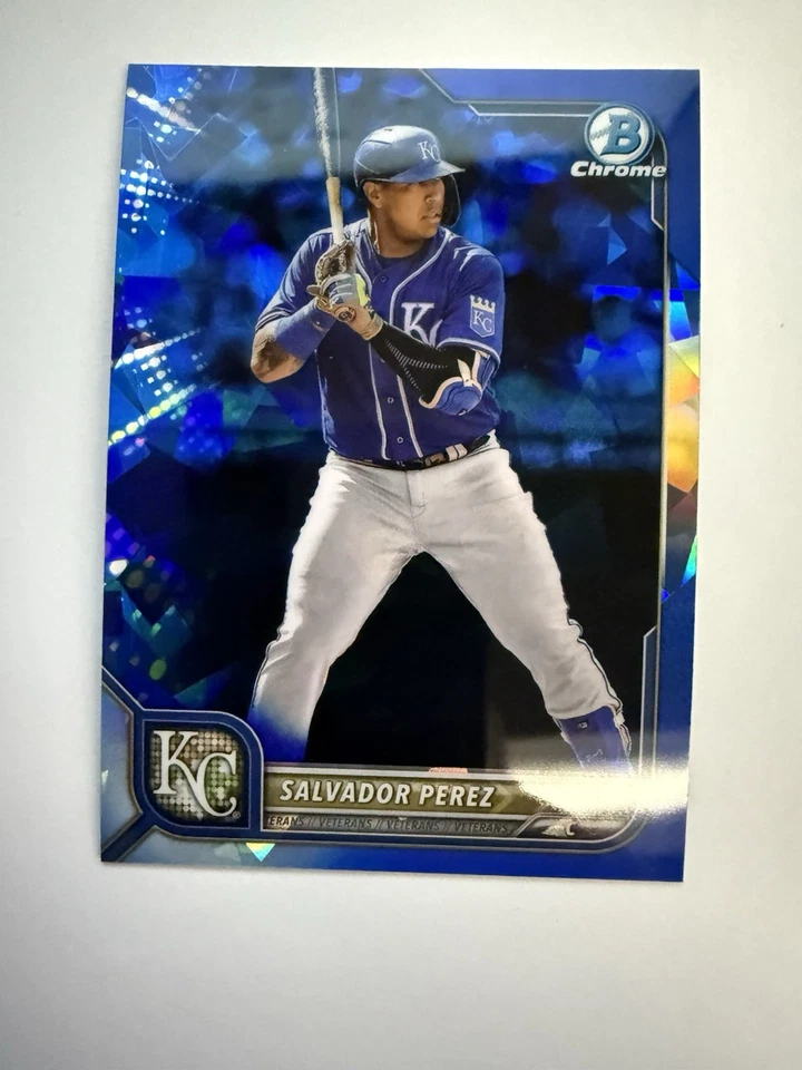 2022 Bowman Chrome Sapphire Edition #80 Salvador Perez Card Kansas City Royals🎁 - Image 1 of 2