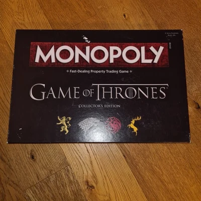 Monopoly Game of Thrones Collector's Edition Complete Hasbro 2015 HBO Fantasy - Image 1 of 4