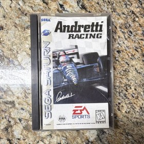 Andretti Racing Sega Saturn EA SPORTS Complete in Box, Manual Included
