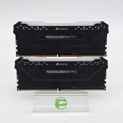 Corsair Vengeance RGB Pro 16GB (2x8GB) RAM DDR4 3000MHz CMW16GX4M2D3000C16 - Image 1 of 4