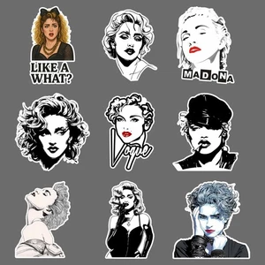 Madonna Stickers - Waterproof Die-Cut Vinyl Stickers - 9 PCS Stickers - Picture 1 of 7
