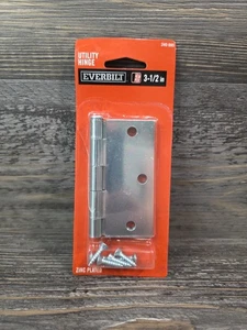 Lot Of 12 NEW Everbilt Utility Hinge 3-1/2” Zinc Plated 240-885 - Picture 1 of 1