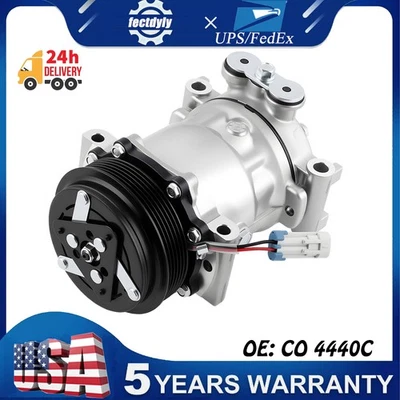 A/C Compressor W/ Clutch For 1996-1999 Chevy P30 K1500 2500 3500 GMC C1500 2500 - Изображение 1 из 4