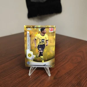 julien duranville Topps Chrome Bundesliga Sapphire Rookie /50 Gold - Picture 1 of 2