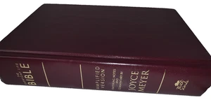 Everyday Life Bible Joyce Meyer Amplified Version Burgundy Hardback 2006 Used - Picture 1 of 11