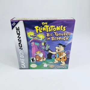 Flintstones: Big Trouble in Bedrock (Game Boy Advance GBA) COMPLETO - Autentico - Foto 1 di 14