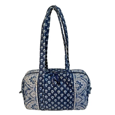 Vera Bradley small blue print shoulder purse/bag, 10"Lx5"Hx4.5"D, inner pockets - Image 1 of 4