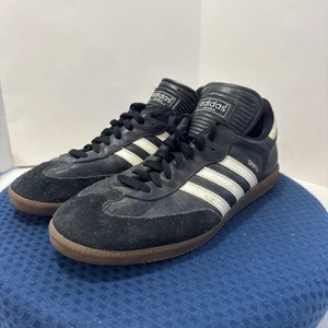 Adidas Mens Shoes Samba 11 Black Lows Minimalist Classic Casual College Normcore - Picture 1 of 13