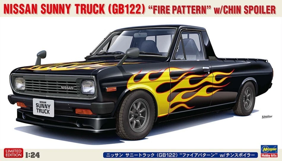 NISSAN SUNNY TRUCK (Gb122) FIRE PATTERN KIT 1:24 - Immagine 1 di 1