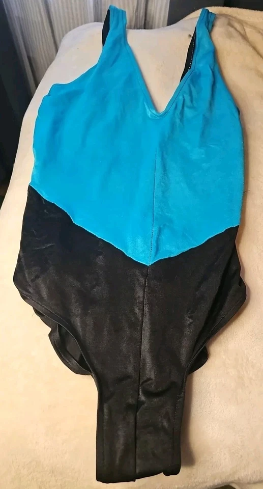 De colección. Bikini Playboy Playmate Negro Azul Una Pieza Talla 20/42, Retro Años 80/1990 Foto 1 de 4