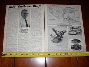 1971 BILL LEAR DAMPFBUSWAGEN ORIGINALARTIKEL - Bild 1 von 3