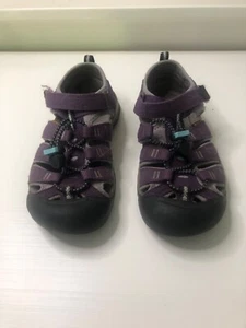 KEEN Newport Waterproof Sandals Kids Sz 2 Purple Hiking Trail Shoes, Very clean - Picture 1 of 5
