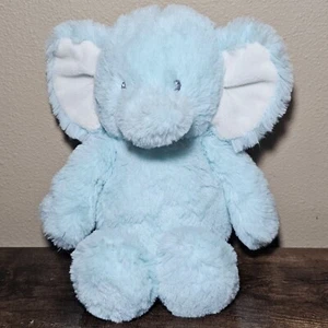 Carters Elephant Stuffed Animal Toy Boys Blue Small 9 1/2" Long Kids Plush 2017 - Picture 1 of 5