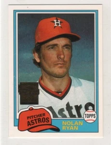 1999 Topps Nolan Ryan 1981 ristampa #14 Houston Astros BV $5 inserto - Foto 1 di 1