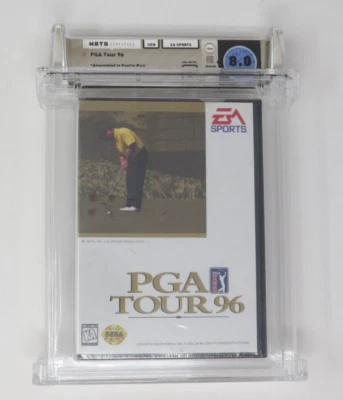 PGA Tour Golf '96 by EA Sports Sega Genesis Sealed Video Game Wata Graded 8.0 A - Image 1 of 4