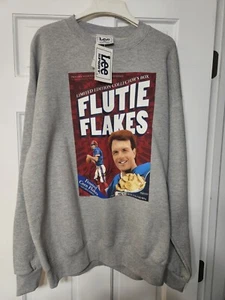 Vintage Buffalo Bills Lee 90s sweatshirt size L Doug Flutie NWT - Picture 1 of 3