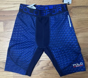Polo Sport Shorts Boys Small Blue Athletic Workout Gym Youth Kids S(8) #6 - Picture 1 of 5