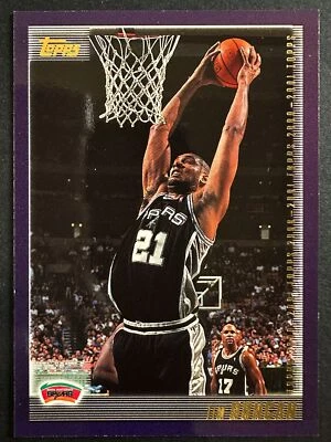Tim Duncan 2000 Topps Basketball Card San Antonio Spurs #60 - Image 1 of 2