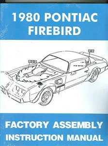 1980  FIREBIRD/ 400/TRANS AM  ASSEMBLY MANUAL-NEW - Picture 1 of 1