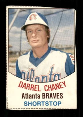 1977 Hostess Hand cut 57 Darrel Chaney GD BXCP35 - Image 1 of 2