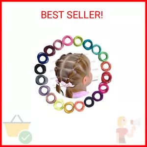 Baby Hair Ties for Girls - 200Pcs Small 1" Elastic Toddler Hair Ties Ponytail Ho - Picture 1 of 2