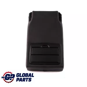 BMW F20 F30 F31 Rear Seat Armrest Headrest Cup Holder Console Black Leather - Picture 1 of 12