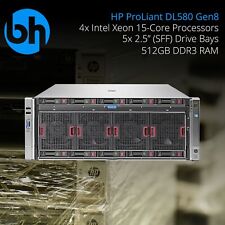 HP DL580 G8, 512GB RAM 4x 15-Core Xeon 2.50GHz, Powerful HPC Rackable Server