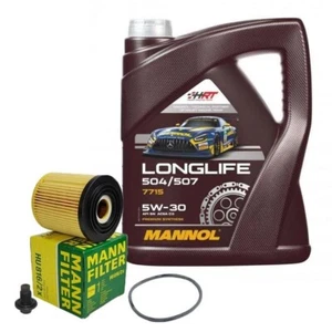 Ölfilter HU816/2x mit 5W30 LL04 für 1.6 BMW MINI R50 R53 R52 COOPER ONE S WORKS - Bild 1 von 1