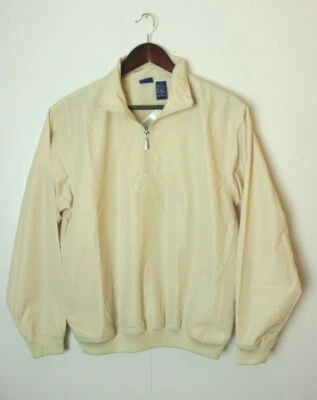 NWT IZOD Women's Small Beige 1/3 Zip Ivory Polyester Jacket - Image 1 of 4