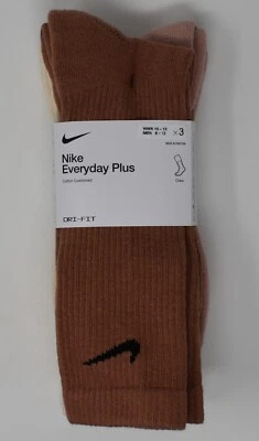 Nike Everyday Plus Cotton Cushioned Dri-Fit Crew Socks SX6888-914 - Image 1 of 2