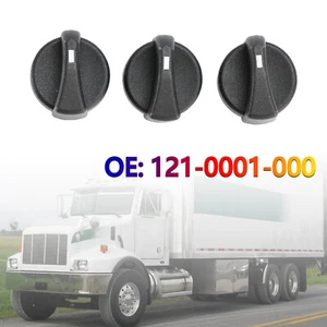 3pcs AC Heater Control Knobs 121-0001-000 for Peterbilt 330 335 379 387` SH - Picture 1 of 14