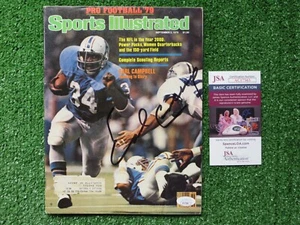 EARL CAMPBELL SIGNIERT SPORT ILLUSTRIERT 9.3.79 Houston Oilers JSA COA - Bild 1 von 4