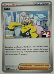 Pokemon TCG - Iono 185/193 - Preispaket Stamped - Play! Pokemon - NM - Bild 1 von 2