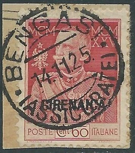 1925-26 CIRENAICA USATO GIUBILEO 60 CENT D.11 - RA12-4 - Imagen 1 de 1