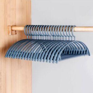 Hanger Clothes Wide Shoulder Non Slip Closet Organizer Drying Rack Coat Storage