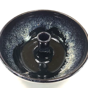 Artisan Stoneware Pound Bundt Cake Baker Handmade Triple C Jesus Saves Pottery - Picture 1 of 9