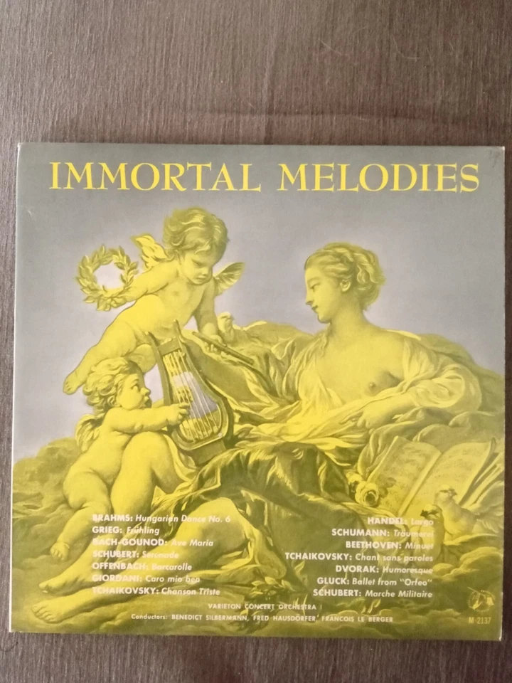 VARIETON CONCERT ORCHESTRA IMMORTAL MELODIES UK CONCERT HALL 12" LP M 2137 - Image 1 of 1