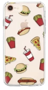 Case For iPhone X/XS IXH-18010 By The Casery Fast Food Clear Protective Hybrid - Bild 1 von 12