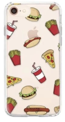 Casery Fast Food Case For iPhone X/XS IXH-18010 Clear Slim Drop Test Barnes Nobl - Image 1 of 4
