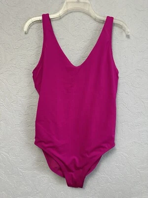 Athleta Size Medium Electric Fucshia Seychelles One Piece Swimsuit AD38 - Image 1 of 4