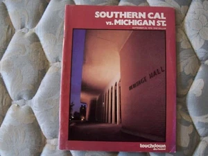 1972 USC TROJANS MICHIGAN STATE SPARTANS PROGRAM Football SOUTHERN CAL CHAMP! AD - Bild 1 von 12