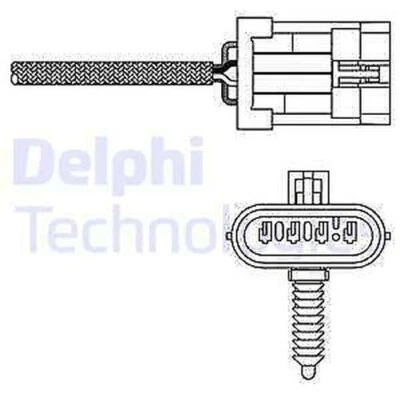 DELPHI ES20135-12B1 Sonda Lambda para Chevrolet, Daewoo, Isuzu, Opel, Soueast - Imagen 1 de 4