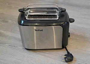 Schöner TEFAL 573410 Toaster schwarz silber 720-850W Haushalt gebraucht TOP - Bild 1 von 6