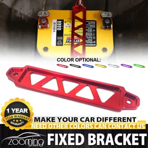 220MM/190MM ROJO BILLET ALUMINIO COCHE BATERÍA AMARRE SOPORTE BARRA DE SOPORTE - Imagen 1 de 10