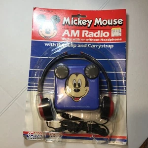 Walt Disney Mickey Mouse AM Radio Vintage Sealed New Old Stock Concept 2000 - Picture 1 of 9
