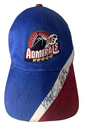 Хоккейная кепка Norfolk Admirals кепка несовершеннолетние подписи логотип нашивка с надписью бейсболка - Изображение 1 из 4