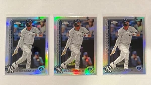 (3) Lot 2025 Topps Chrome Jazz Chisholm Jr. Refractor #283 New York Yankees - Picture 1 of 2