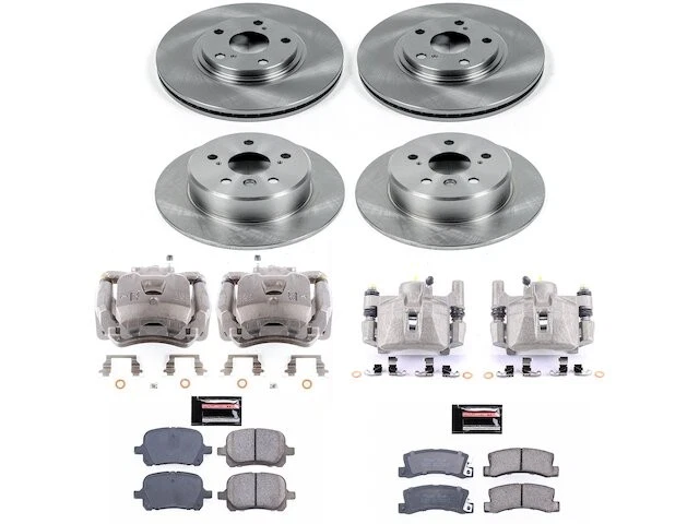 Kit de pastillas de freno delanteras y traseras y rotor para 99-01 Lexus RX300 FWD ZS18K5 Foto 1 de 1
